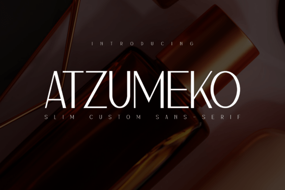 Atzumeko: A Handwritten Typeface for Modern Editorial Design