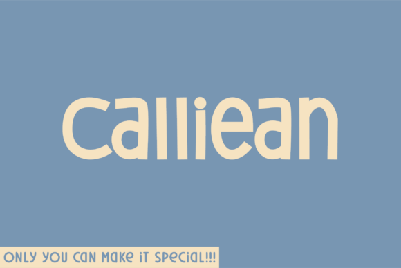 Calliean Font: Natural Handwritten Style for Branding