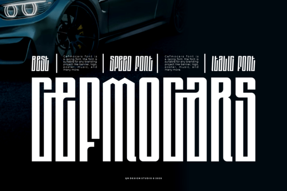 Cefmocars Font for Bold Brand Identity