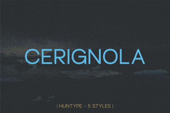 Cerignola Typeface for Modern Web Design