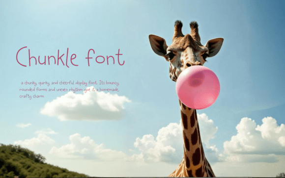 Chunkle Font: Bold Sans Serif for Campaigns