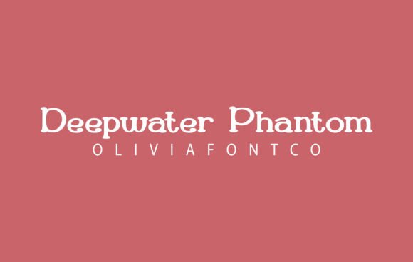 Deepwater Phantom Font for Handmade Brands