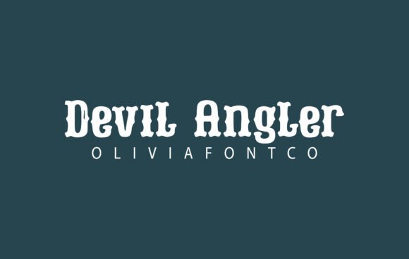 Devil Angler Font for Romantic Brand Identity