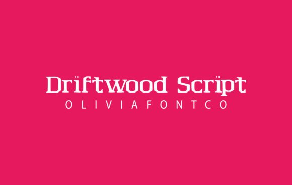 Driftwood Script: A Rustic Typeface for Makers