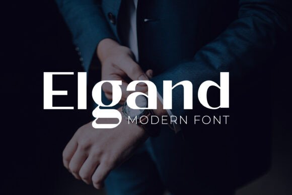 Elgand Typeface for Premium Craft Branding