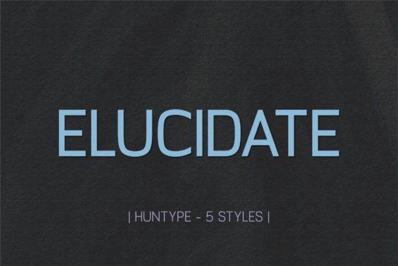 Elucidate Typeface for Modern Editorial Design
