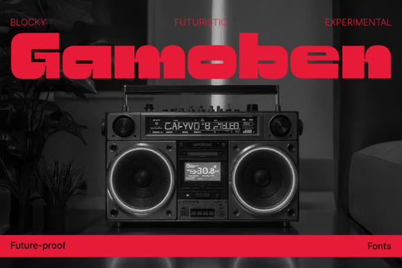 Gamoben: A Retro-Tech Sans Serif Font for Modern Editors