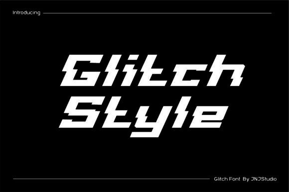 Glitch Italic: A Futuristic Typeface for Modern Makers