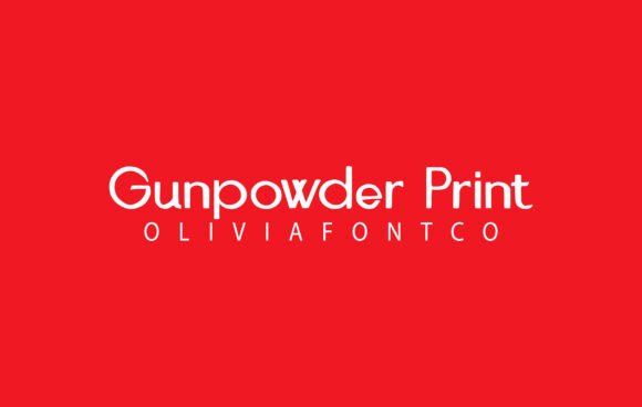 Gunpowder Print Typeface for Digital Campaigns