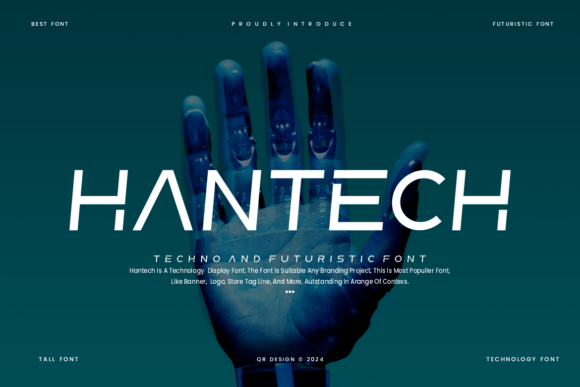 Hantech Typeface for Modern Brand Identity
