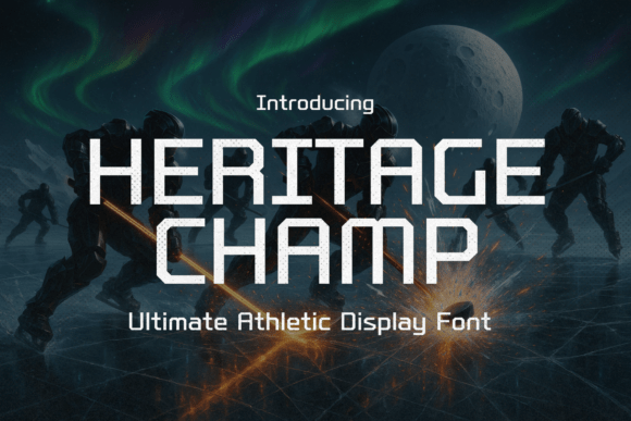 Heritage Champ: A Bold Typeface for Editorial Impact