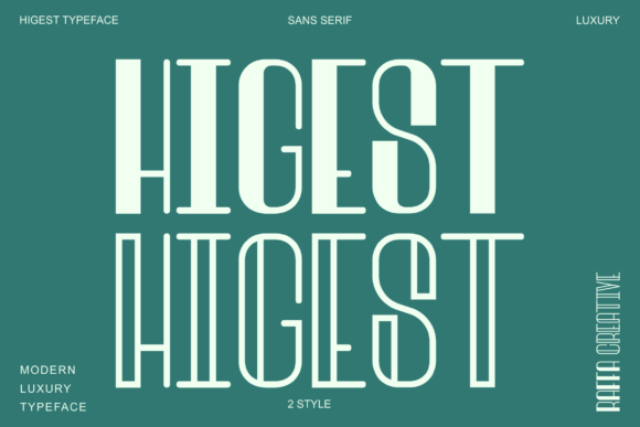 Higest Font Review: Modern Elegance for Designers