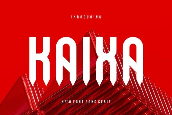 Kaixa: A Bold Sans Serif Typeface for Modern Editorial Design