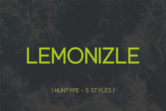 Lemonizle Font for Modern Craft Designs