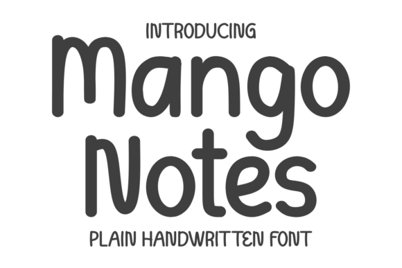 Mango Notes Font: A Playful Sans Serif for Creative Designers