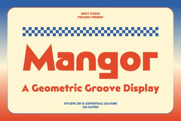 Mangor Typeface for Bold Campaign Visuals