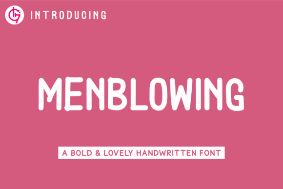 Menblowing: A Bold Handwritten Font for Web Design