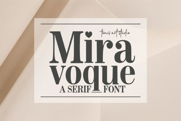 Mira Voque Font: The Modern Sans Serif for Elegant Design