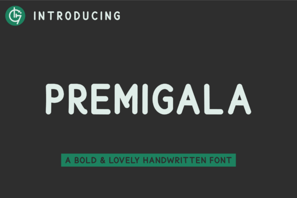 Premigala Font for Bold Handmade Branding