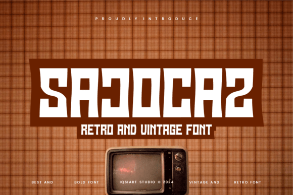 Sajocaz Typeface for Editorial Design
