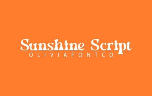 Sunshine Script: A Romantic Typeface for Editorial Design
