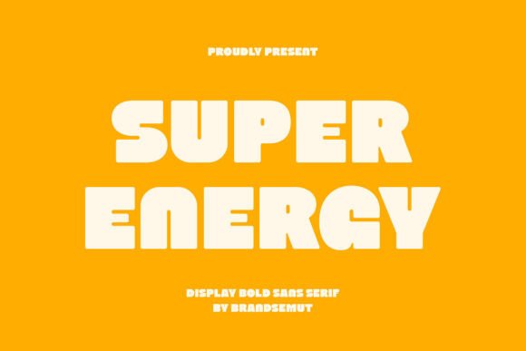 Super Energy Typeface Review for Bold Branding