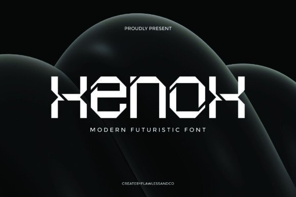 Xenox Font: Modern Futuristic Typography for Digital Brands