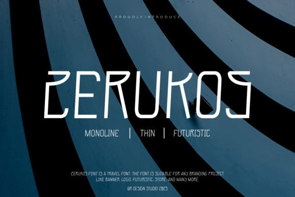 Zerukos Typeface Review for Bold Branding